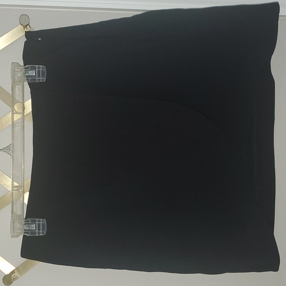 Express Black Tulip/Wrap Mini Skirt